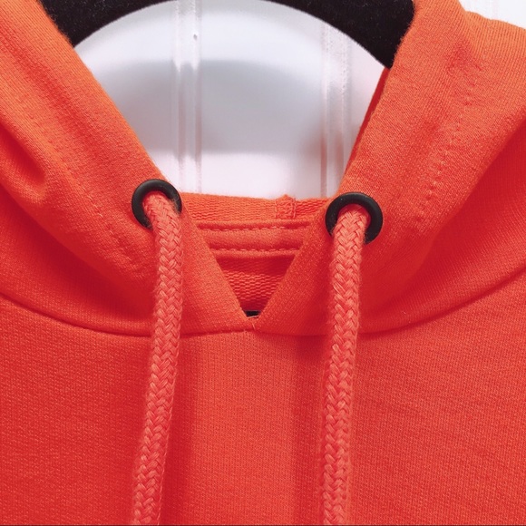Rue 21 Men's Size M Orange Hoodie Sweater - Picture 2 of 9